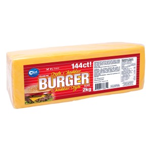 Cheddar-style Burger Slices